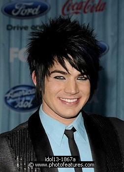 Photo of Adam Lambert at the American Idol Top 12 Party at AREA on March 5, 2009 in Los Angeles, California.<br>Photo by Chris Walter/Photofeatures. , reference; idol13-1867a