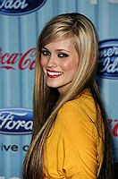 Photo of Megan Corkrey at the American Idol Top 12 Party at AREA on March 5, 2009 in Los Angeles, California.<br>Photo by Chris Walter/Photofeatures.