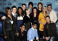 Photo of The Top 13 Contestants at the American Idol Top 12 Party at AREA on March 5, 2009 in Los Angeles, California.<br>Photo by Chris Walter/Photofeatures.