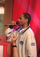 Photo of Snoop Dogg,<br> on BET's 106 & Park Live in Hollywood