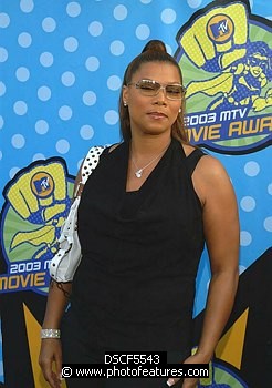 Photo of Queen Latifah<br>at the 2003 Movie Awards at Shrine Auditorium in Los Angeles 5/31/03.  , reference; DSCF5543