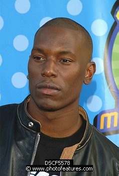 Photo of Tyrese -rapper and stars in  movie Fast & Furious 2<br>at the 2003 Movie Awards at Shrine Auditorium in Los Angeles 5/31/03.  , reference; DSCF5578
