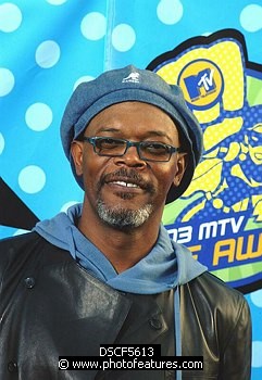Photo of Samuel L Jackson<br>at the 2003 Movie Awards at Shrine Auditorium in Los Angeles 5/31/03.  , reference; DSCF5613