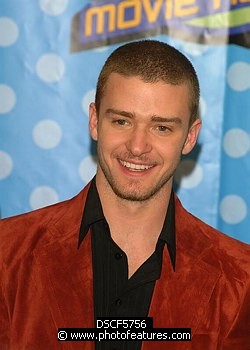 Photo of Justin Timberlake<br>at the 2003 Movie Awards at Shrine Auditorium in Los Angeles 5/31/03.  , reference; DSCF5756