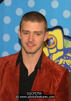 Photo of Justin Timberlake<br>at the 2003 Movie Awards at Shrine Auditorium in Los Angeles 5/31/03.  , reference; DSCF5759