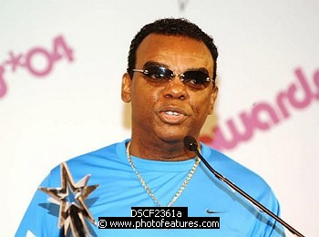 Photo of Ronald Isley 2004 of Isley Brothers<br> , reference; DSCF2361a
