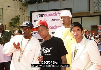 Photo of Neptunes<br>at Red Carpet for the 2004 4th Annual BET Awards at the Kodak Theatre in Hollywood. Photo by Chris Walter  , reference; DSCF3739a