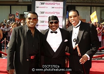Photo of Isley Brothers  Ronald, Ernie, Rudolph<br>at Red Carpet for the 2004 4th Annual BET Awards at the Kodak Theatre in Hollywood. Photo by Chris Walter  , reference; DSCF3782a