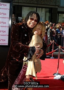 Photo of Rick James and daughter Ty<br>at Red Carpet for the 2004 4th Annual BET Awards at the Kodak Theatre in Hollywood. Photo by Chris Walter  , reference; DSCF3852a