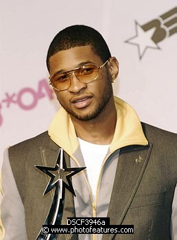 Photo of Usher (Best Male R&B Artist)<br>at the 2004 4th Annual BET Awards at the Kodak Theatre in Hollywood. Photo by Chris Walter  , reference; DSCF3946a