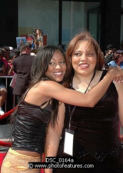 Photo of Meagan Good and her mother<br>at Red Carpet for the 2004 4th Annual BET Awards at the Kodak Theatre in Hollywood. Photo by Chris Walter  , reference; DSC_0164a