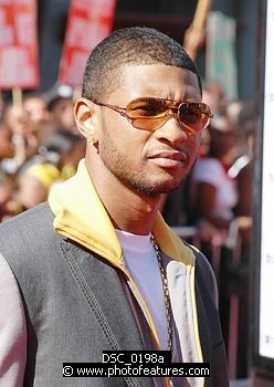 Photo of Usher <br>at Red Carpet for the 2004 4th Annual BET Awards at the Kodak Theatre in Hollywood. Photo by Chris Walter  , reference; DSC_0198a