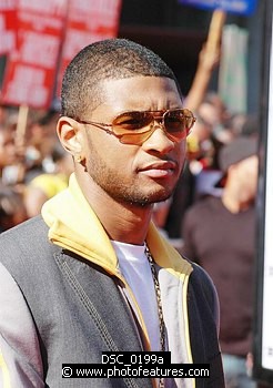 Photo of Usher<br>at Red Carpet for the 2004 4th Annual BET Awards at the Kodak Theatre in Hollywood. Photo by Chris Walter  , reference; DSC_0199a