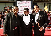Photo of Isley Brothers  Ronald, Ernie, Rudolph<br>at Red Carpet for the 2004 4th Annual BET Awards at the Kodak Theatre in Hollywood. Photo by Chris Walter 