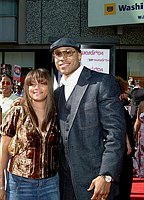 Photo of LL Cool J and wife Simone Smith<br>at Red Carpet for the 2004 4th Annual BET Awards at the Kodak Theatre in Hollywood. Photo by Chris Walter 