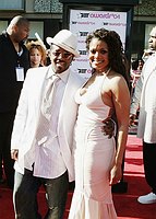 Photo of Jermaine Dupri and Janet Jackson<br>at Red Carpet for the 2004 4th Annual BET Awards at the Kodak Theatre in Hollywood. Photo by Chris Walter 