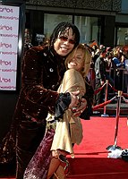 Photo of Rick James and daughter Ty<br>at Red Carpet for the 2004 4th Annual BET Awards at the Kodak Theatre in Hollywood. Photo by Chris Walter 