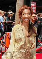 Photo of Brandy <br>at Red Carpet for the 2004 4th Annual BET Awards at the Kodak Theatre in Hollywood. Photo by Chris Walter 
