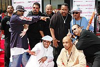 Photo of Sugar Hill Gang<br>at Red Carpet for the 2004 4th Annual BET Awards at the Kodak Theatre in Hollywood. Photo by Chris Walter 