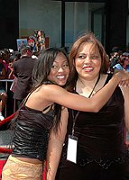 Photo of Meagan Good and her mother<br>at Red Carpet for the 2004 4th Annual BET Awards at the Kodak Theatre in Hollywood. Photo by Chris Walter 