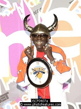 Photo of Flavor Flav of Public Enemy<br>at the BET Comedy Awards at Pasadena Civic Auditorium, 28th September 2004. Photo by Chris Walter/Photofeatures. , reference; DSCF0407a