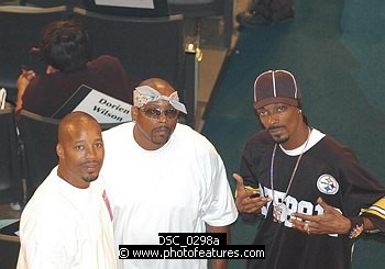 Photo of Warren G, Nate Dogg and Snoop Dogg of 213 , reference; DSC_0298a