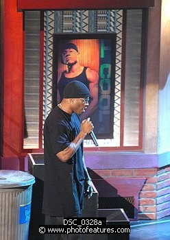 Photo of LL Cool J at reheasals for the First BET Comedy Awards at the Pasadena Civic Auditorium, 27th September 2004. Photo by Chris Walter/Photofeatures. , reference; DSC_0328a