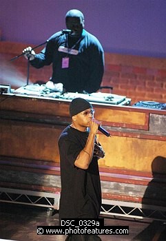 Photo of LL Cool J at reheasals for the First BET Comedy Awards at the Pasadena Civic Auditorium, 27th September 2004. Photo by Chris Walter/Photofeatures. , reference; DSC_0329a
