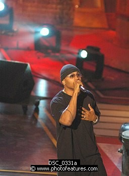 Photo of LL Cool J at reheasals for the First BET Comedy Awards at the Pasadena Civic Auditorium, 27th September 2004. Photo by Chris Walter/Photofeatures. , reference; DSC_0331a