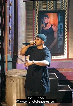 Photo of LL Cool J at reheasals for the First BET Comedy Awards at the Pasadena Civic Auditorium, 27th September 2004. Photo by Chris Walter/Photofeatures. , reference; DSC_0335a