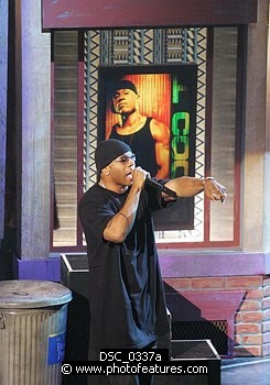 Photo of LL Cool J at reheasals for the First BET Comedy Awards at the Pasadena Civic Auditorium, 27th September 2004. Photo by Chris Walter/Photofeatures. , reference; DSC_0337a