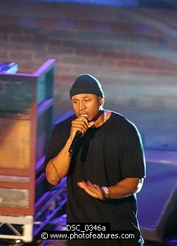 Photo of LL Cool J at reheasals for the First BET Comedy Awards at the Pasadena Civic Auditorium, 27th September 2004. Photo by Chris Walter/Photofeatures. , reference; DSC_0346a