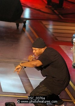 Photo of LL Cool J at reheasals for the First BET Comedy Awards at the Pasadena Civic Auditorium, 27th September 2004. Photo by Chris Walter/Photofeatures. , reference; DSC_0376a