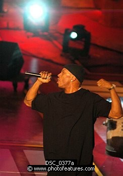 Photo of LL Cool J at reheasals for the First BET Comedy Awards at the Pasadena Civic Auditorium, 27th September 2004. Photo by Chris Walter/Photofeatures. , reference; DSC_0377a