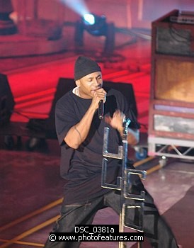 Photo of LL Cool J at reheasals for the First BET Comedy Awards at the Pasadena Civic Auditorium, 27th September 2004. Photo by Chris Walter/Photofeatures. , reference; DSC_0381a