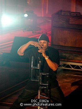 Photo of LL Cool J at reheasals for the First BET Comedy Awards at the Pasadena Civic Auditorium, 27th September 2004. Photo by Chris Walter/Photofeatures. , reference; DSC_0382a