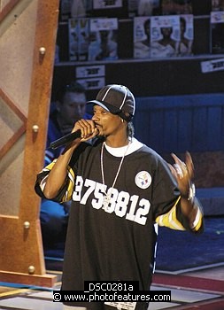 Photo of Snoop Dogg at reheasals for the First BET Comedy Awards at the Pasadena Civic Auditorium, 27th September 2004. Photo by Chris Walter/Photofeatures.<br> , reference; _DSC0281a