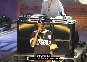 Photo of Snoop Dogg at reheasals for the First BET Comedy Awards at the Pasadena Civic Auditorium, 27th September 2004. Photo by Chris Walter/Photofeatures. , reference; _DSC0283a