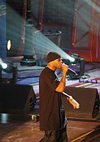 Photo of LL Cool J at reheasals for the First BET Comedy Awards at the Pasadena Civic Auditorium, 27th September 2004. Photo by Chris Walter/Photofeatures.