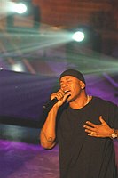 Photo of LL Cool J at reheasals for the First BET Comedy Awards at the Pasadena Civic Auditorium, 27th September 2004. Photo by Chris Walter/Photofeatures.