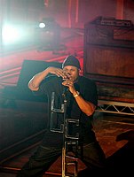 Photo of LL Cool J at reheasals for the First BET Comedy Awards at the Pasadena Civic Auditorium, 27th September 2004. Photo by Chris Walter/Photofeatures.