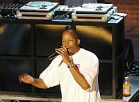 Photo of Warren G of 213 at reheasals for the First BET Comedy Awards at the Pasadena Civic Auditorium, 27th September 2004. Photo by Chris Walter/Photofeatures.