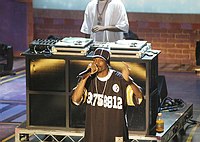 Photo of Snoop Dogg at reheasals for the First BET Comedy Awards at the Pasadena Civic Auditorium, 27th September 2004. Photo by Chris Walter/Photofeatures.