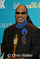Stevie Wonder<br>in the Press Room of 2004 Billboard Music Awards at MGM Grand in Las Vegas, December 8th 2004. Photo by Chris Walter/Photofeatures.