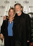 Photo of Kris Kristofferson and Lisa Kristofferson<br>at the 38th Annual CMA Awards at The Grand Ole Opry in Nashville, November 9th 2004. Photos by Chris Walter/Photofeatures.