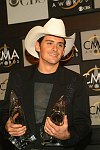 Photo of Brad Paisley<br>at the 38th CMA (Country Music Association) in Nashville, Nov 9th, 2004. Photos by Chris Walter.