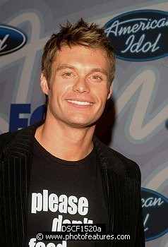 Photo of Ryan Seacrest, host of American Idol, at party to celebrate the American Idol Top 12 Finalists at Pearl in Hollywood. , reference; DSCF1520a