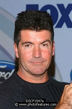 Photo of Simon Cowell at party to celebrate the American Idol Top 12 Finalists at Pearl in Hollywood. , reference; DSCF1547a