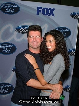 Photo of Simon Cowell and Terri Seymour , reference; DSCF1561a