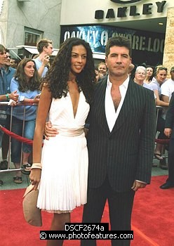 Photo of Simon Cowell and Terri Seymour<br>at American Idol 3 Finale, Kodak Theater in Hollywood, May 26th 2004. , reference; DSCF2674a